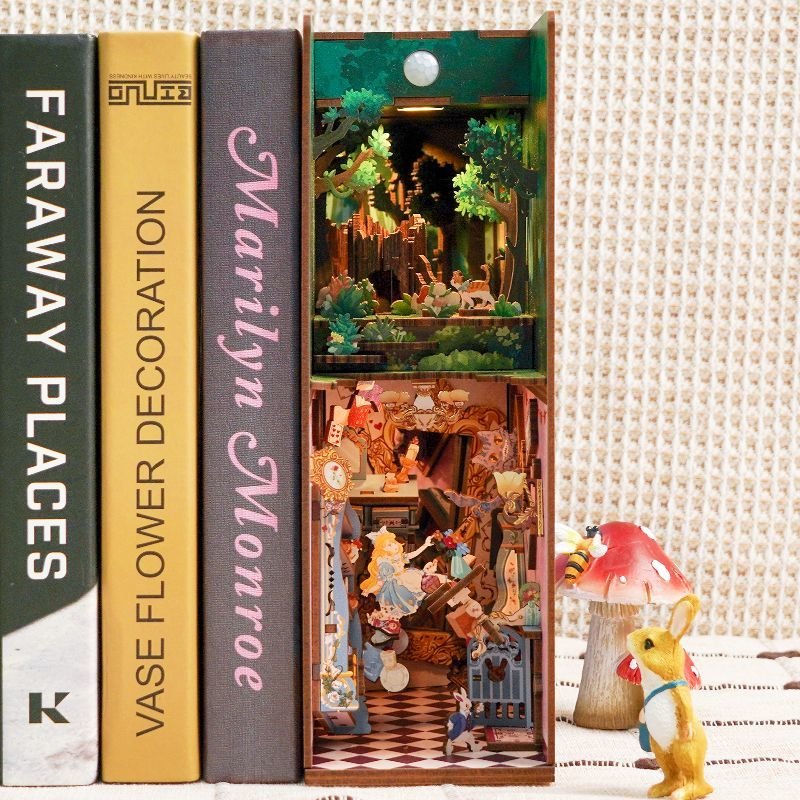 Alice in Wonderland DIY Book Nook - DIYative™