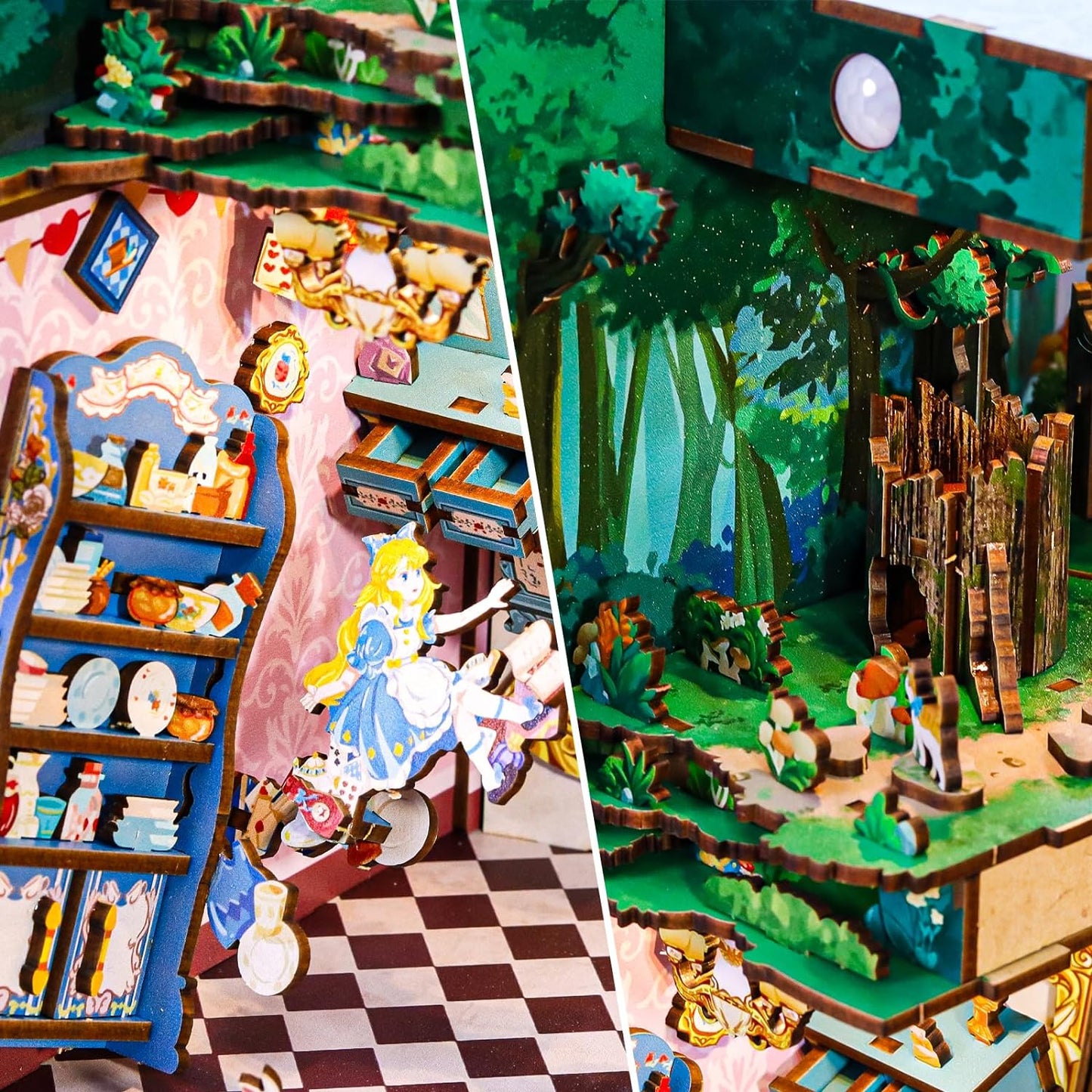Alice in Wonderland DIY Book Nook - DIYative™