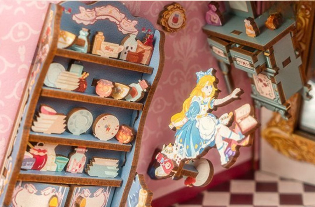 Alice in Wonderland DIY Book Nook - DIYative™