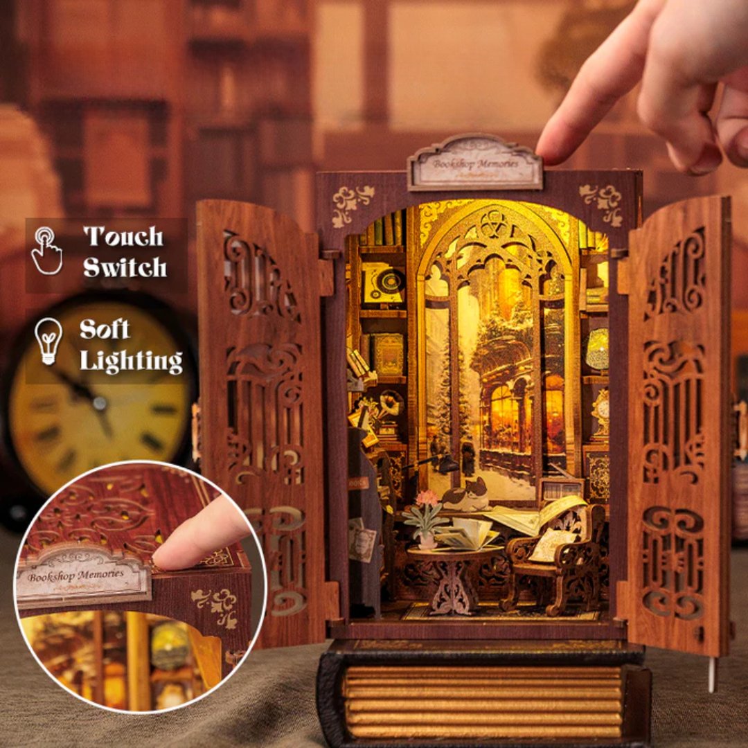Bookshop Memories DIY Book Nook - DIYative™