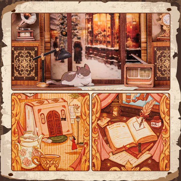 Bookshop Memories DIY Book Nook - DIYative™