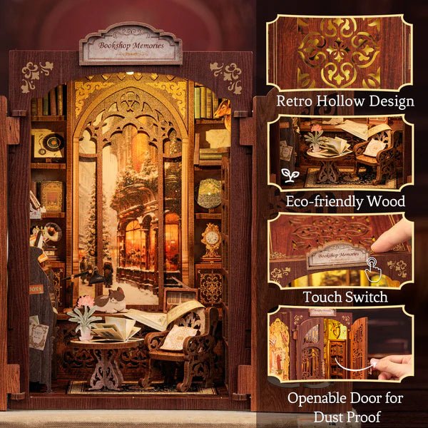 Bookshop Memories DIY Book Nook - DIYative™