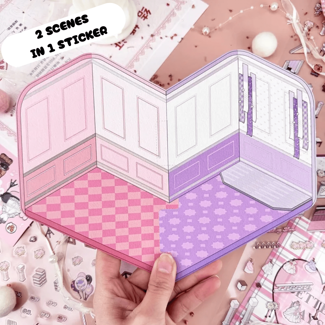 Cappy & Co. Hustle - Stick n’ Scene 3D DIY Scene Stickers Therapy - DIYative™