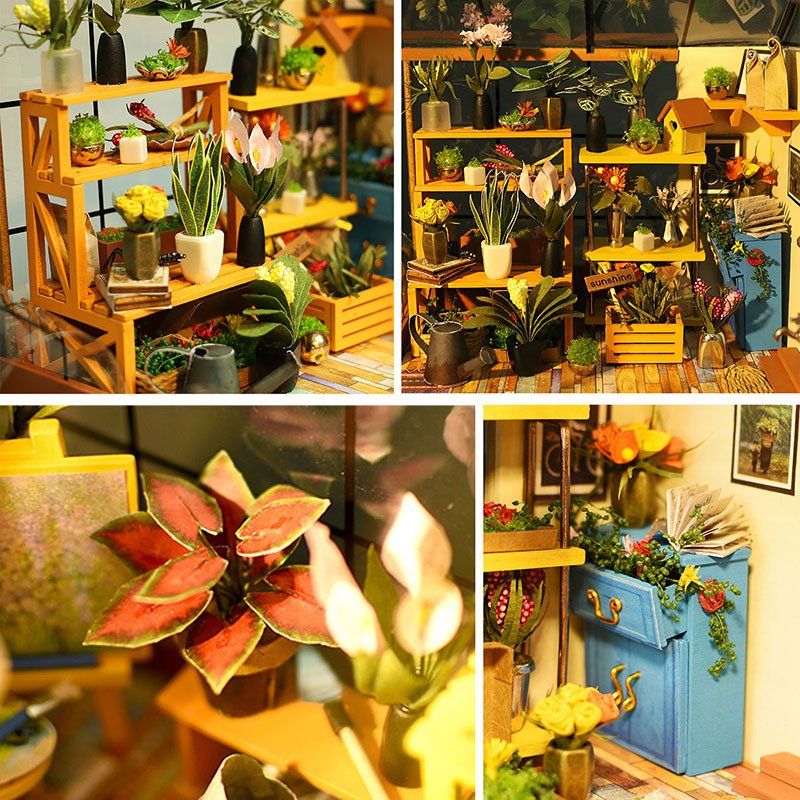 Cathy's Flower House DIY Miniature House - DIYative™
