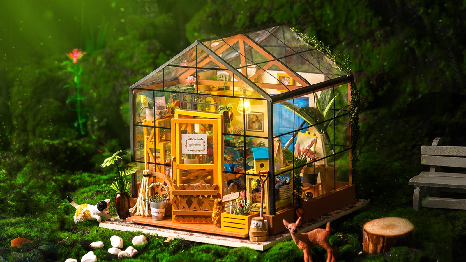 Cathy's Flower House DIY Miniature House - DIYative™