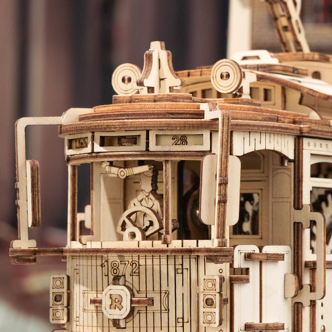 Classic City Tram 3D Wooden Puzzle - DIYative™
