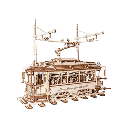 Classic City Tram 3D Wooden Puzzle - DIYative™