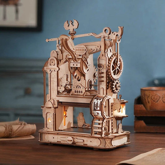 Classic Medieval Printing Press DIY 3D Wooden Puzzle - DIYative™