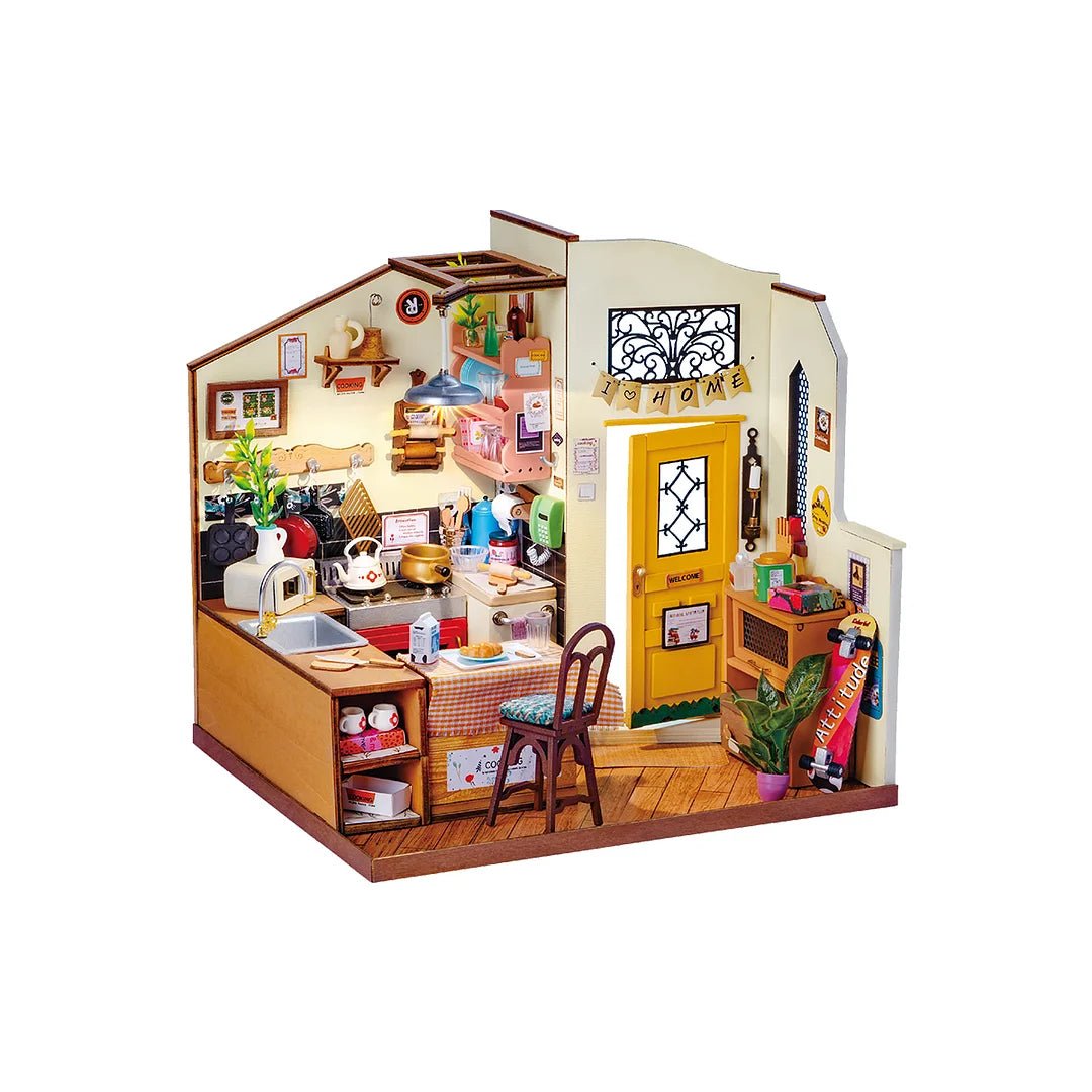 Cozy Kitchen DIY Miniature House Kit - DIYative™