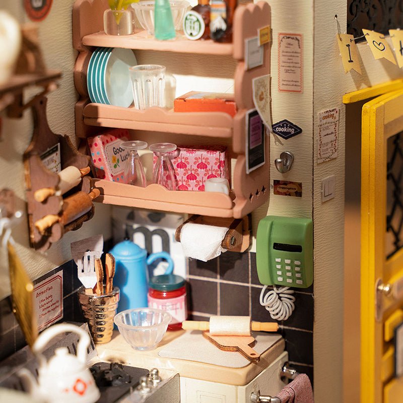 Cozy Kitchen DIY Miniature House Kit - DIYative™