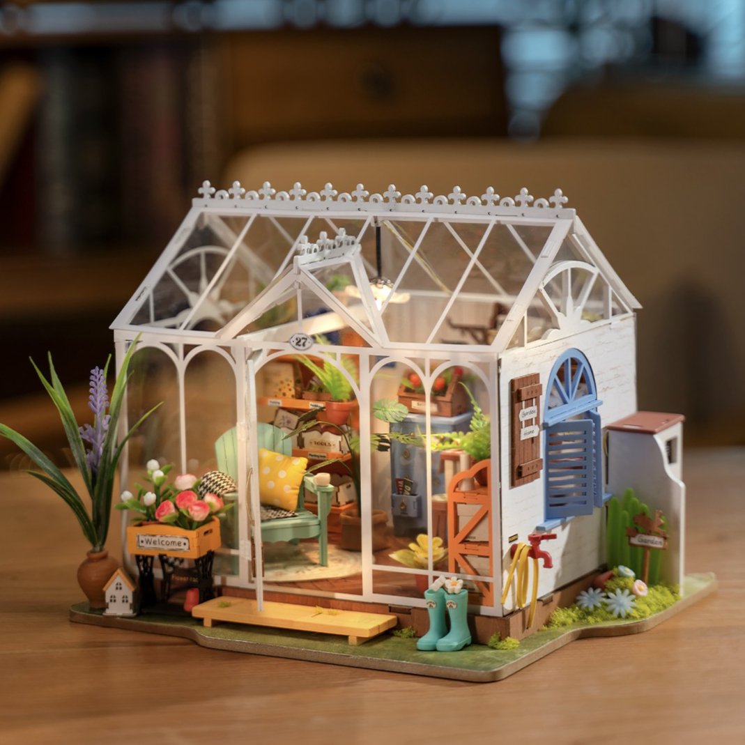 Dreamy Garden House DIY Miniature House Kit - DIYative™