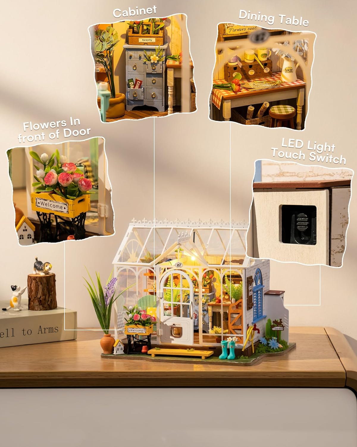 Dreamy Garden House DIY Miniature House Kit - DIYative™