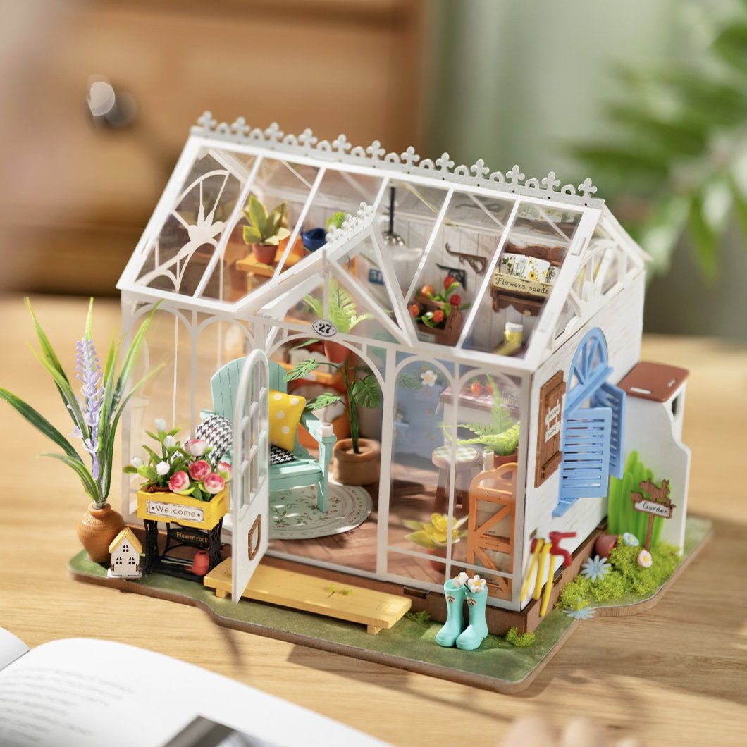 Dreamy Garden House DIY Miniature House Kit - DIYative™