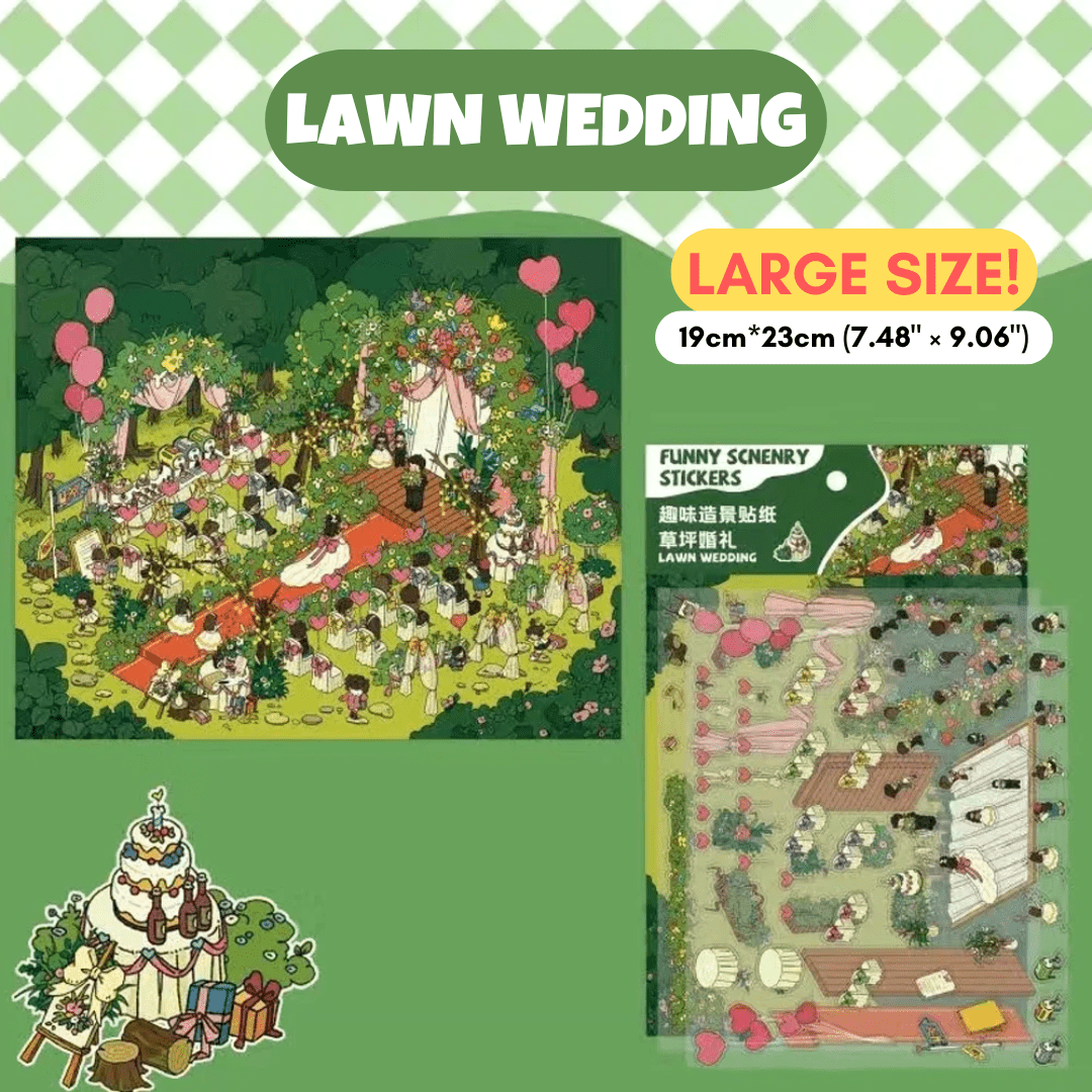 Dreamy Retreats Collection Large - Stick n’ Scene 3D DIY Scene Stickers Therapy - DIYative™