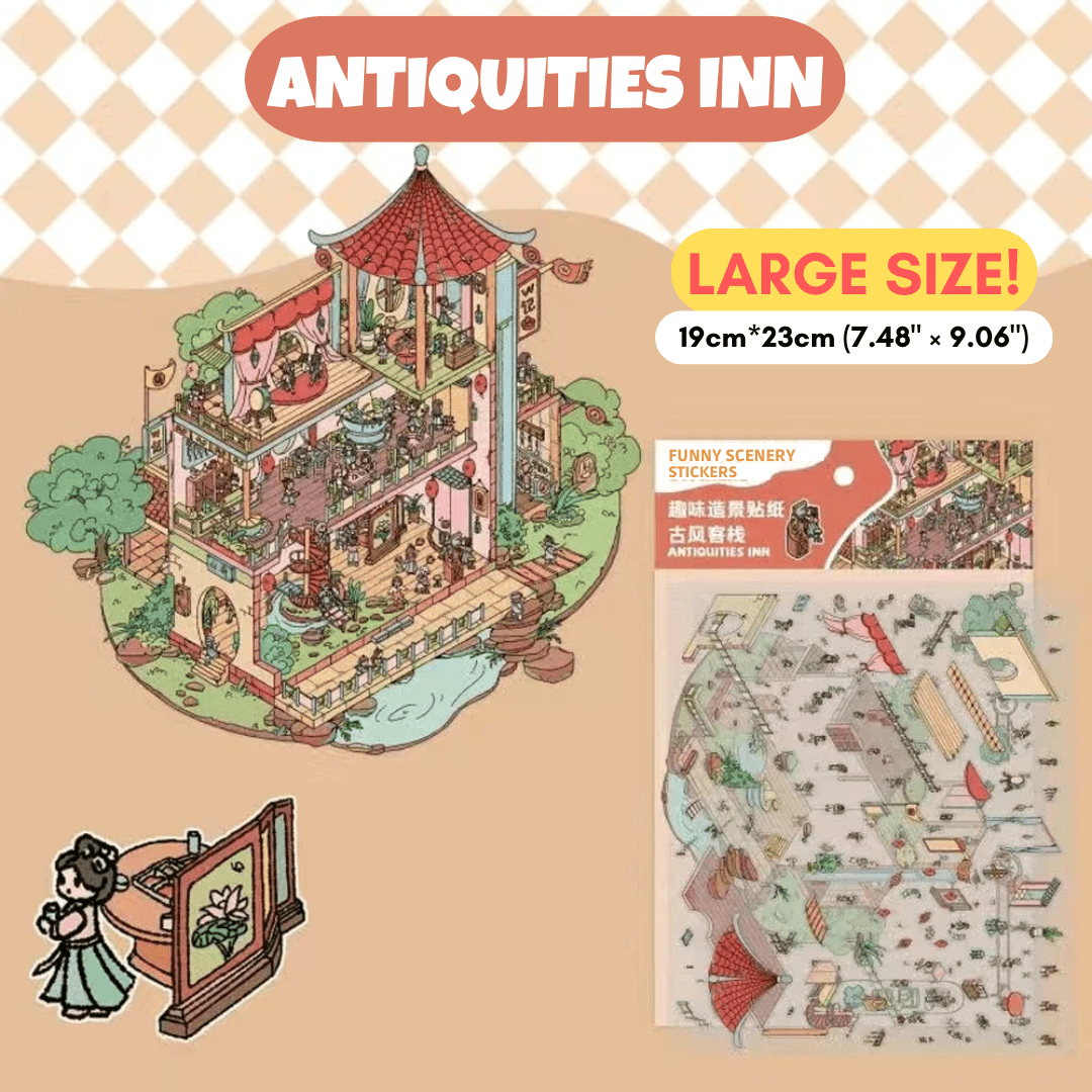 Dreamy Retreats Collection Large - Stick n’ Scene 3D DIY Scene Stickers Therapy - DIYative™