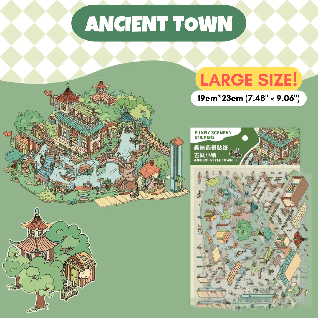 Dreamy Retreats Collection Large - Stick n’ Scene 3D DIY Scene Stickers Therapy - DIYative™