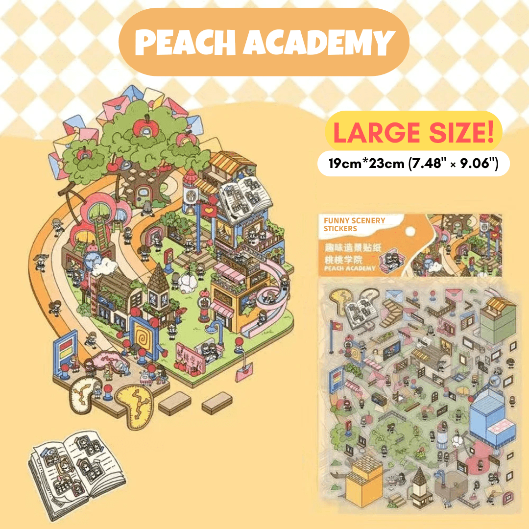 Dreamy Retreats Collection Large - Stick n’ Scene 3D DIY Scene Stickers Therapy - DIYative™
