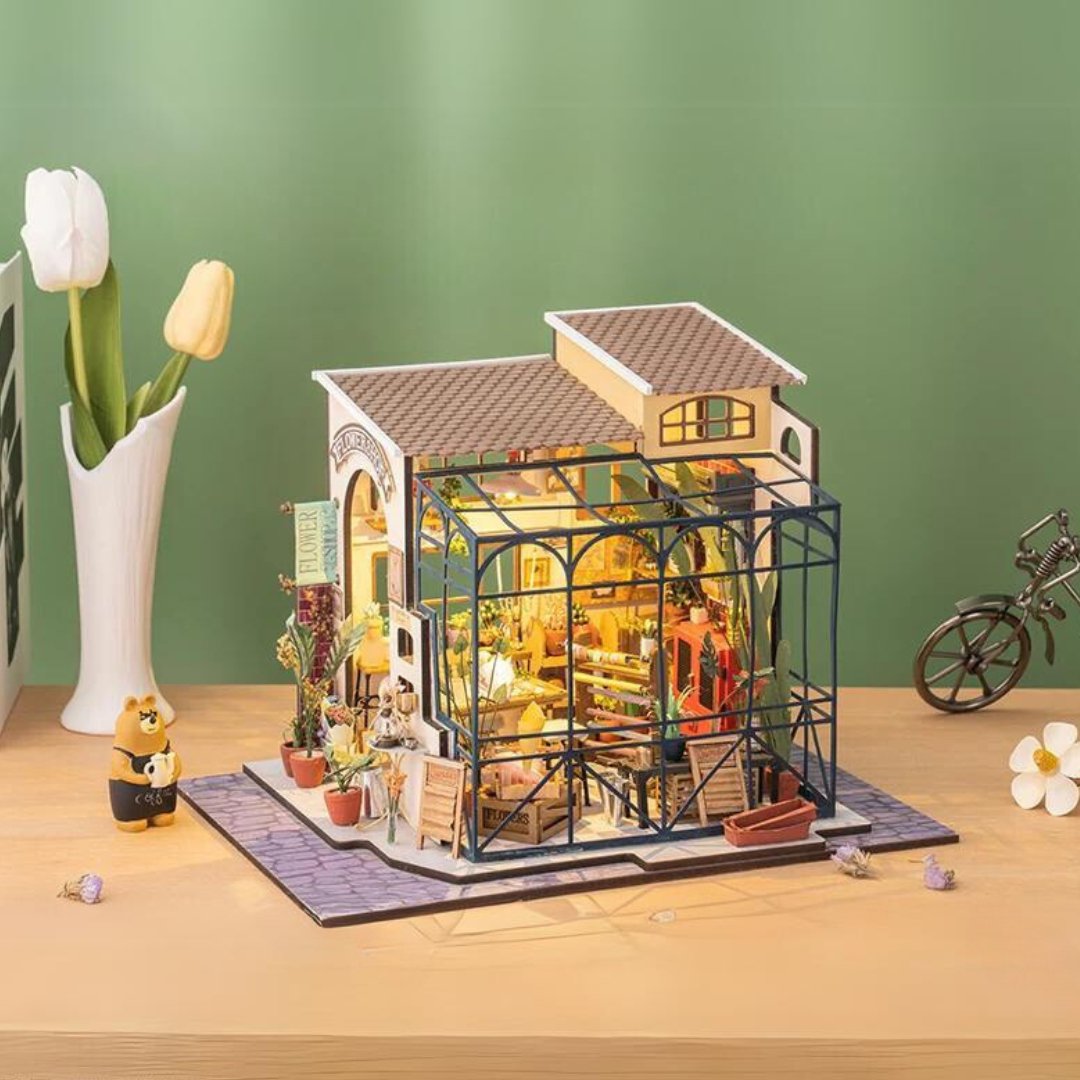 Emily's Flower Shop Miniature House - DIYative™