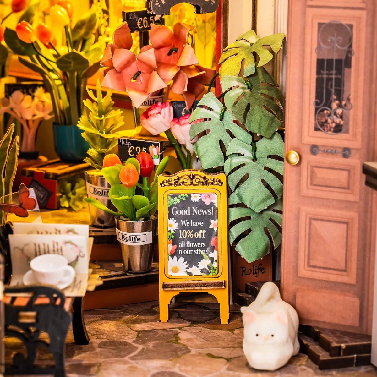 Floral Corner DIY Book Nook Kit - DIYative™