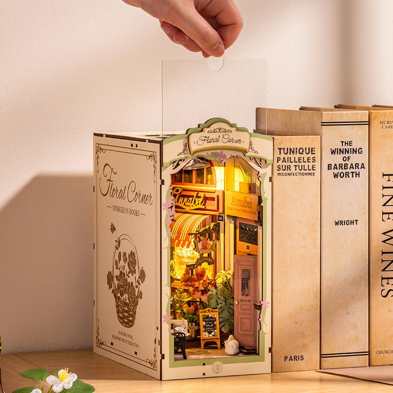 Floral Corner DIY Book Nook Kit - DIYative™