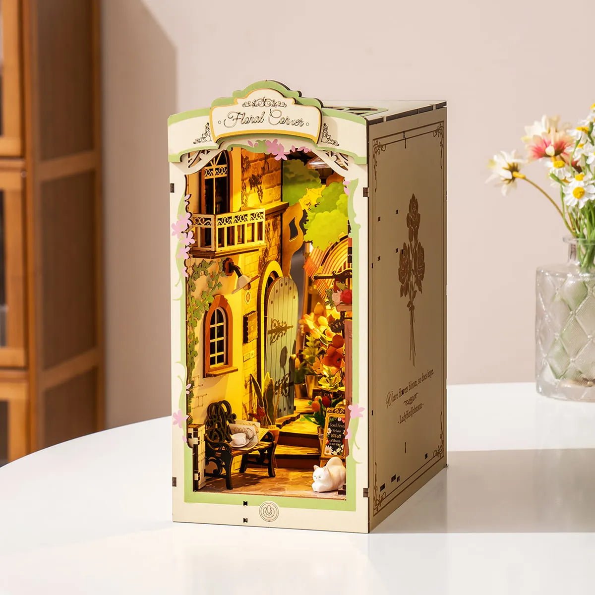 Floral Corner DIY Book Nook Kit - DIYative™