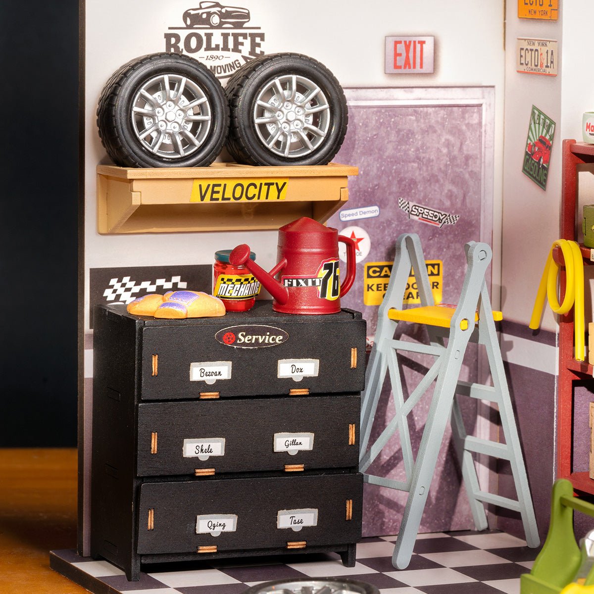 Garage Workshop DIY Miniature Set - DIYative™