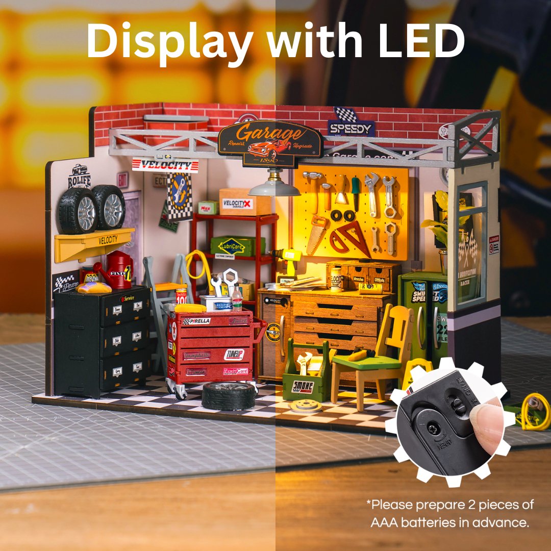 Garage Workshop DIY Miniature Set - DIYative™