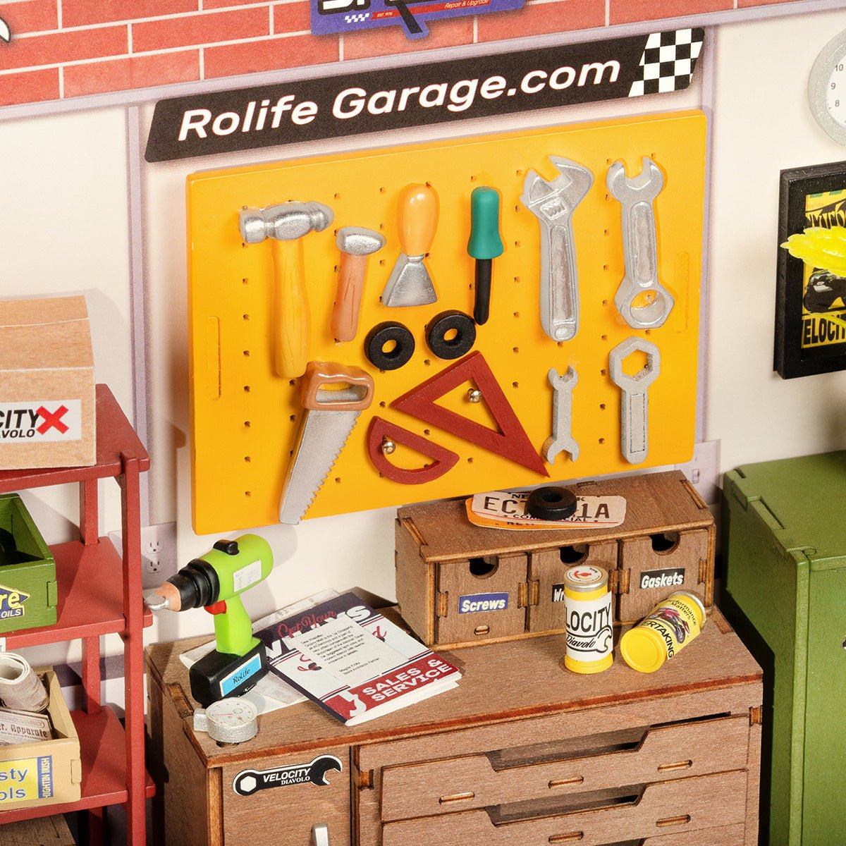 Garage Workshop DIY Miniature Set - DIYative™