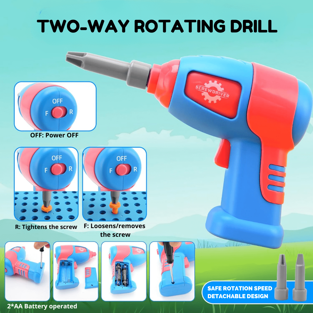 Little Engineer DIY Montessori Tool Box Set - DIYative™
