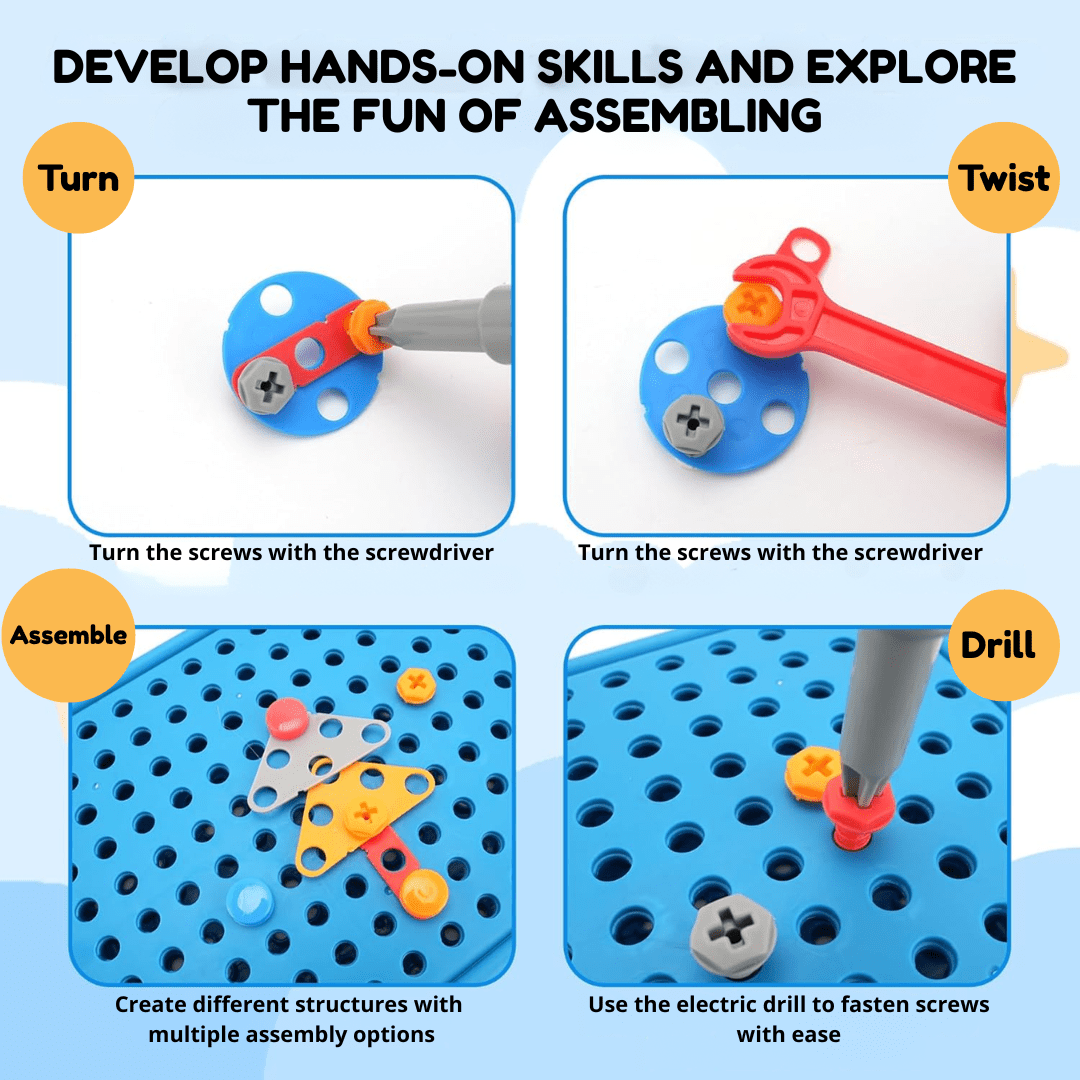 Little Engineer DIY Montessori Tool Box Set - DIYative™