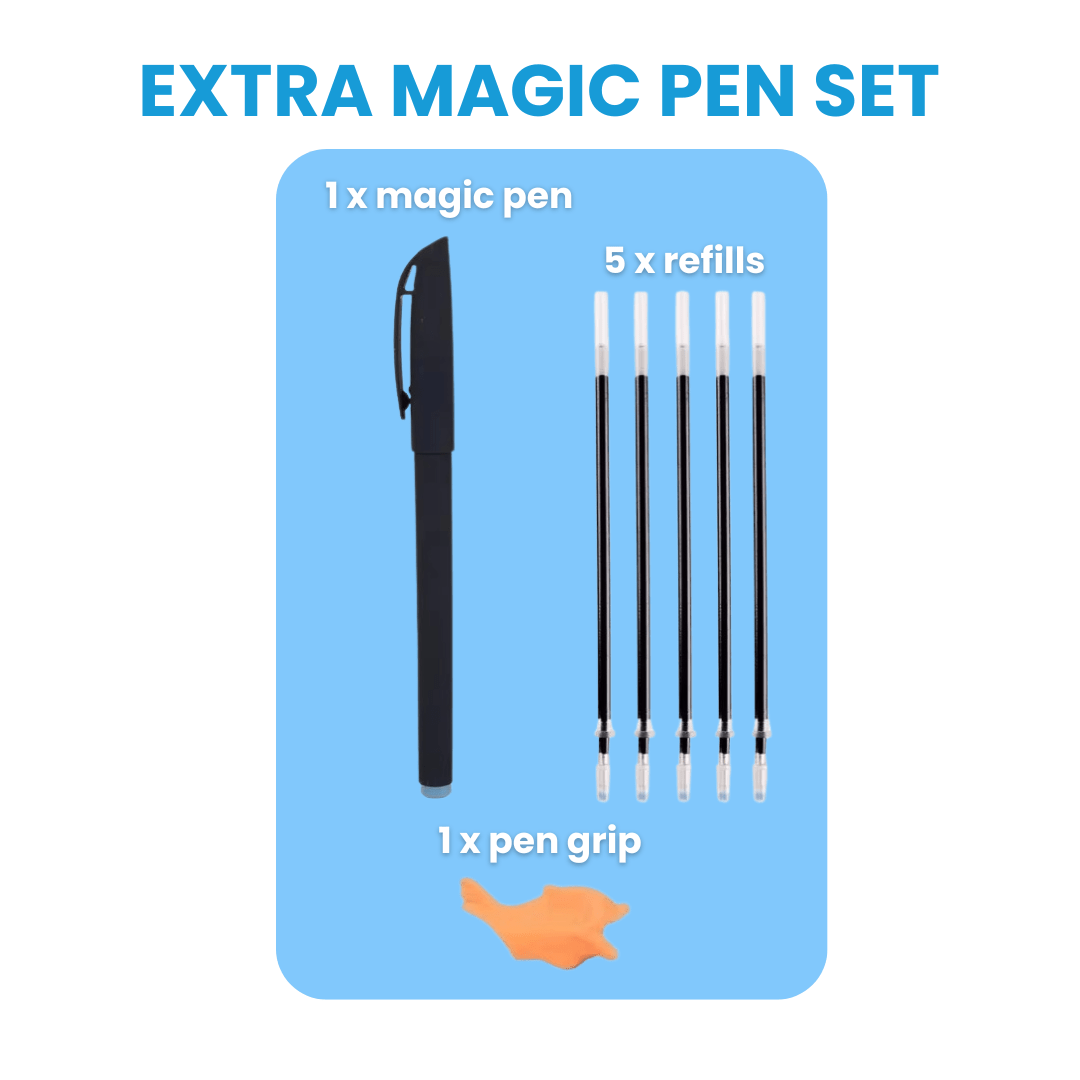 MagicGroove Tracing Book: Reusable Handwriting Practice with Disappearing Ink & Grooves - DIYativeâ„¢