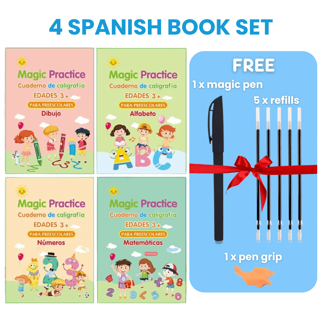 MagicGroove Tracing Book: Reusable Handwriting Practice with Disappearing Ink & Grooves - DIYativeâ„¢