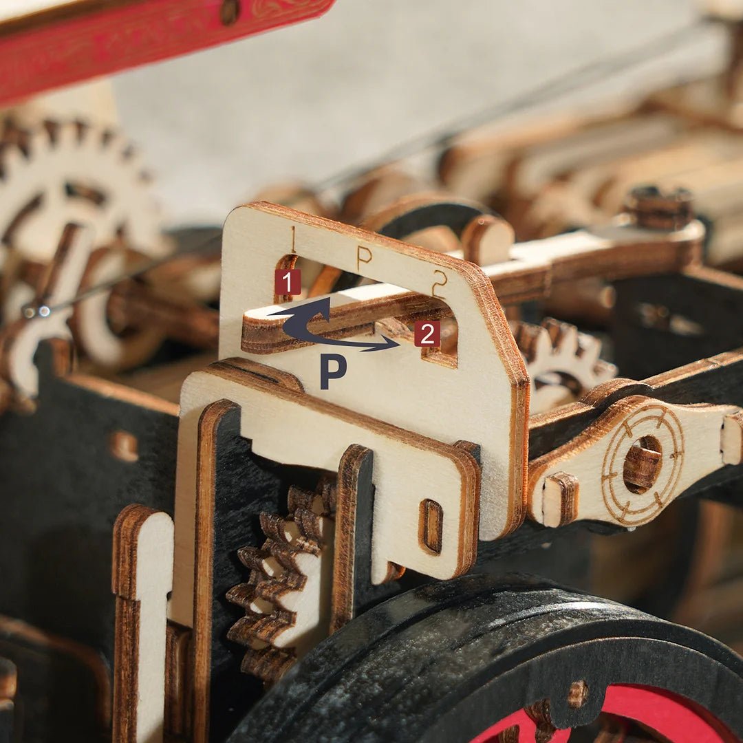 Mechanical Steam Engine 3D Wooden Puzzle - DIYative™