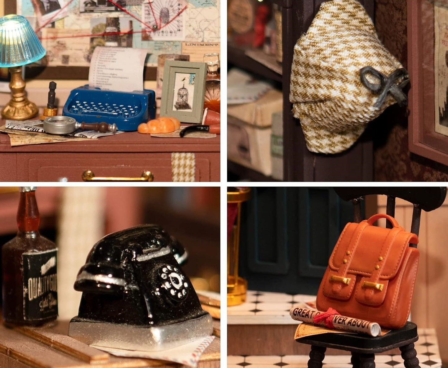 Mose's Detective Agency DIY Miniature House Kit - DIYative™