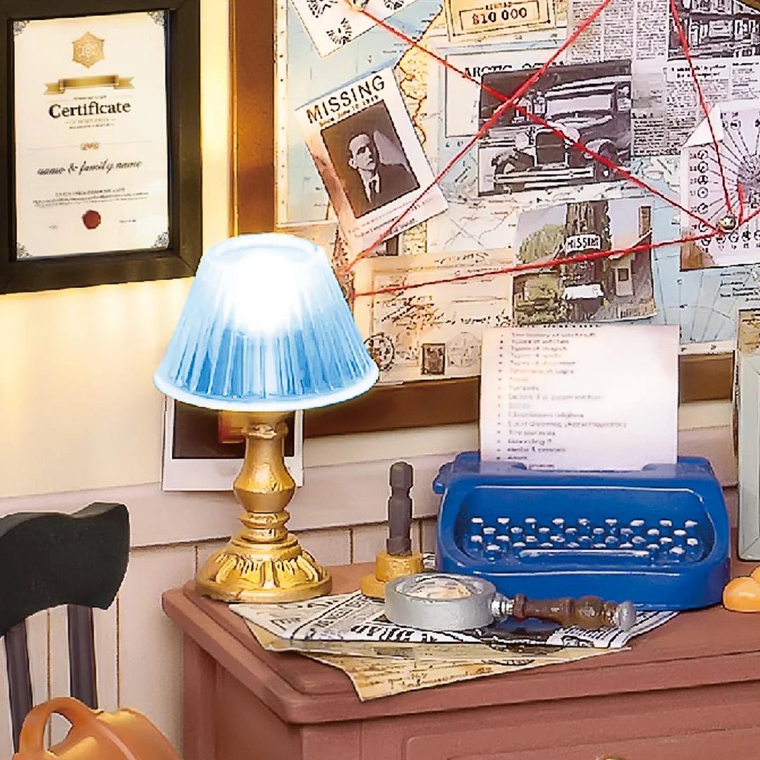 Mose's Detective Agency DIY Miniature House Kit - DIYative™
