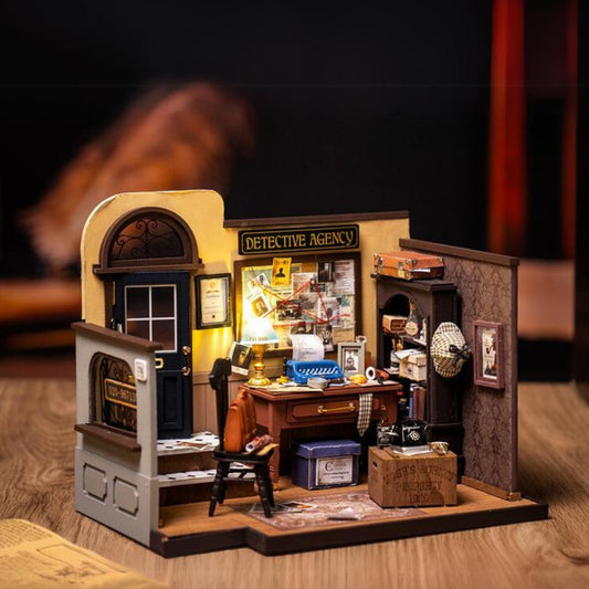 Mose's Detective Agency DIY Miniature House Kit - DIYative™