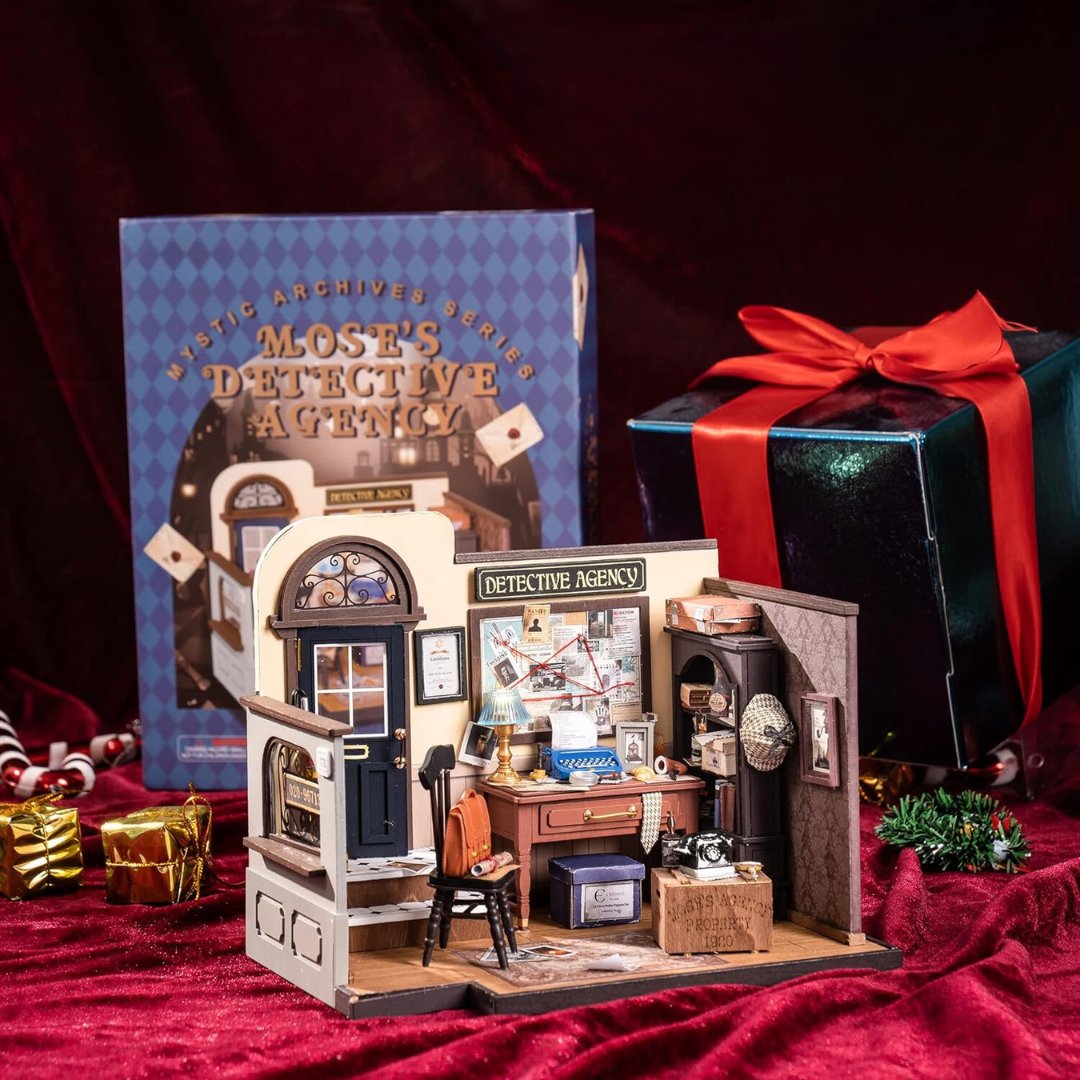 Mose's Detective Agency DIY Miniature House Kit - DIYative™