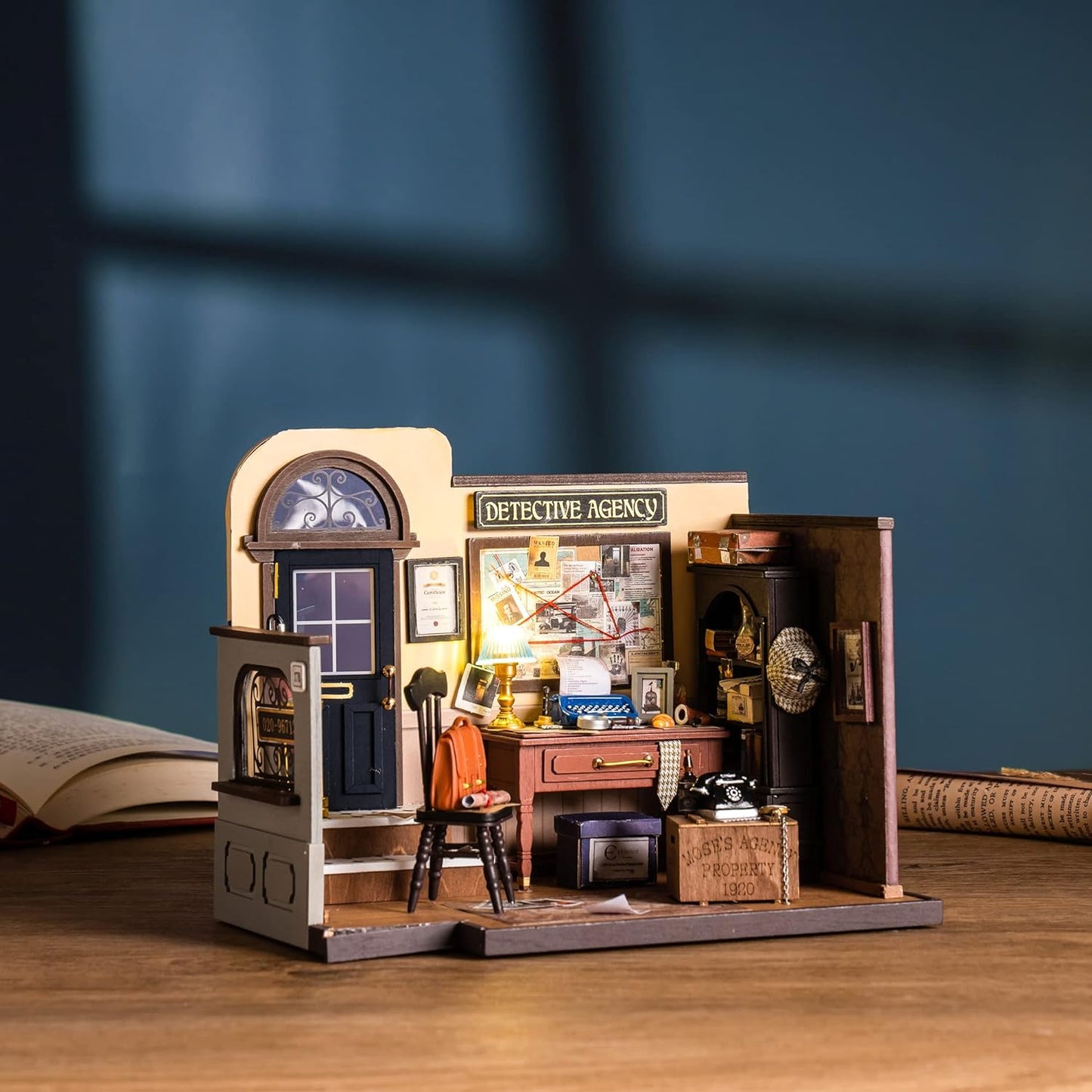 Mose's Detective Agency DIY Miniature House Kit - DIYative™