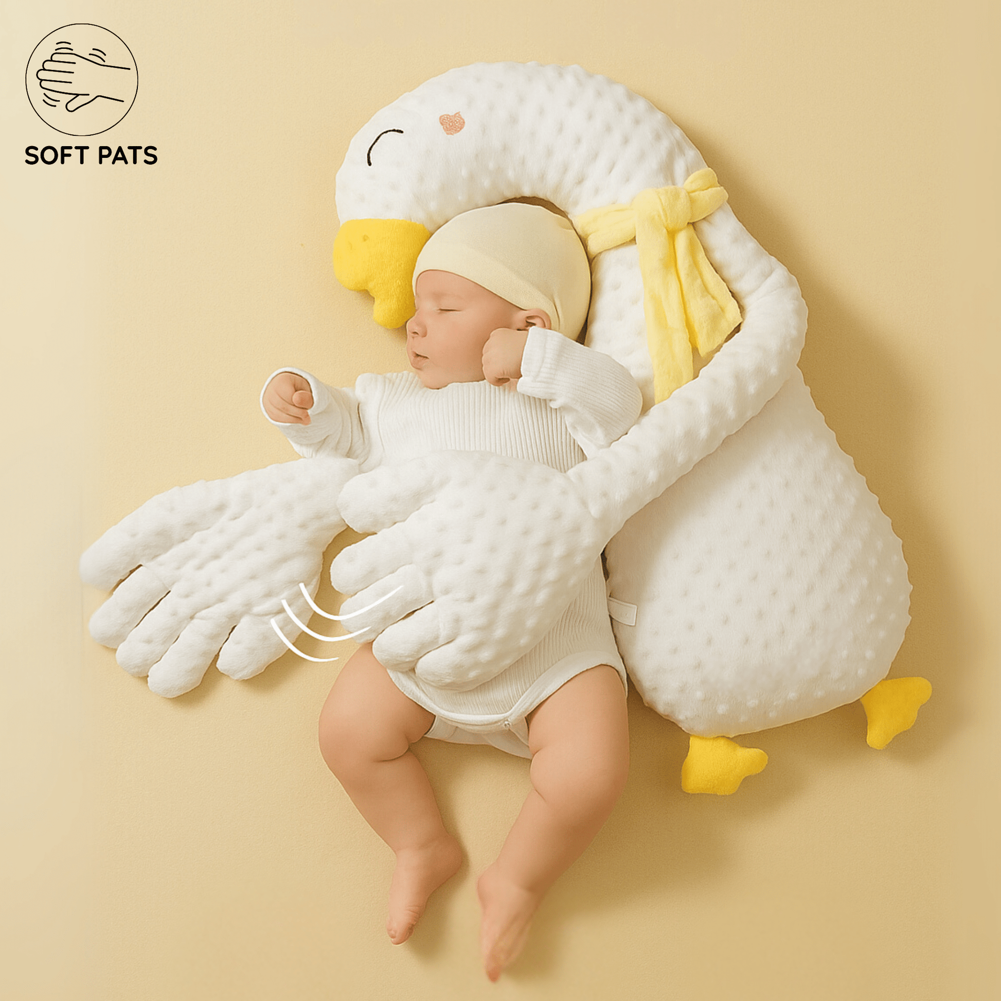 PatPat Pal: The Hugging Doll That Pats Your Baby to Sleep - DIYative™