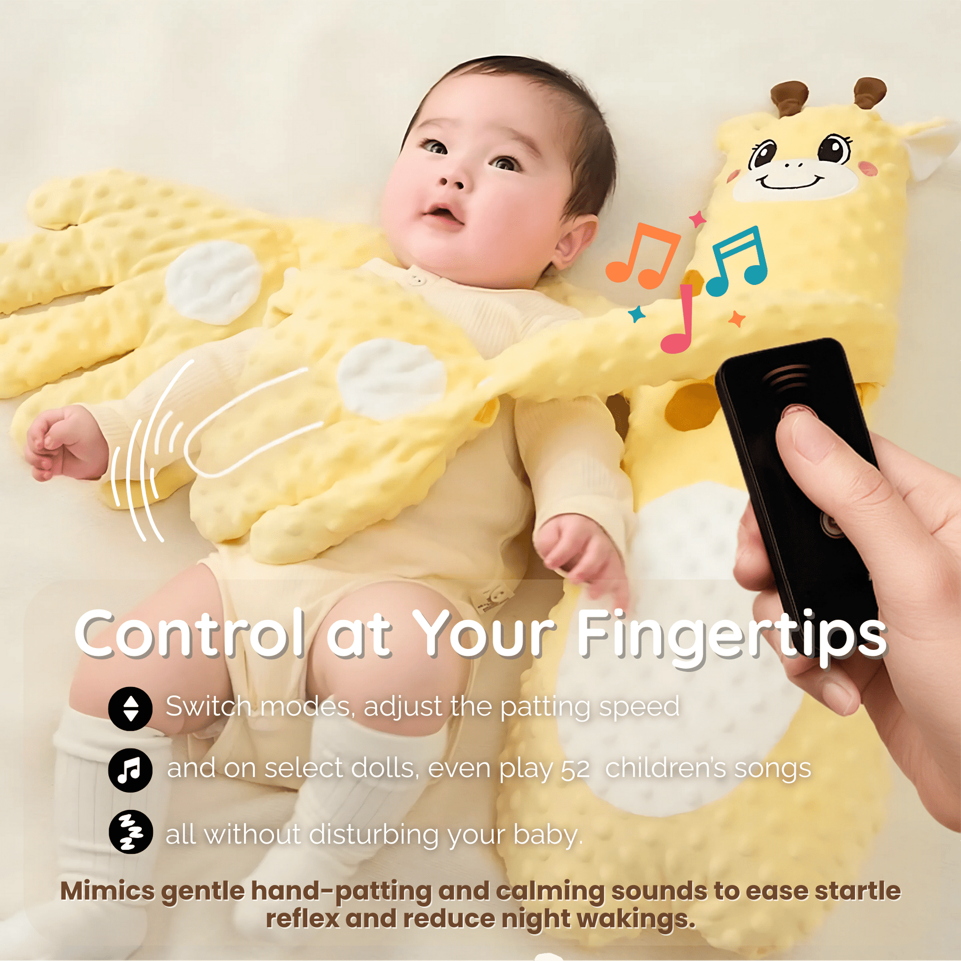 PatPat Pal: The Hugging Doll That Pats Your Baby to Sleep - DIYative™