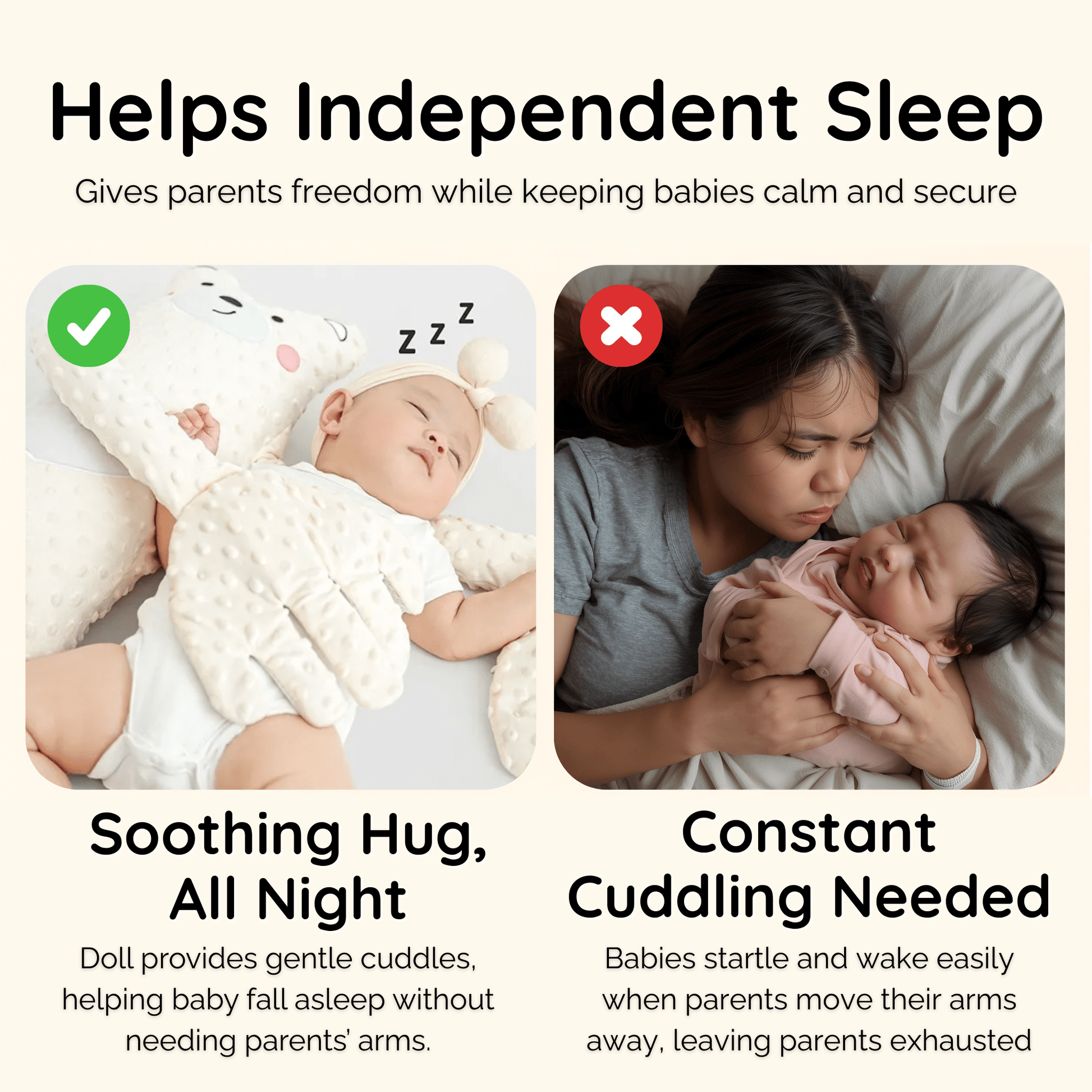PatPat Pal: The Hugging Doll That Pats Your Baby to Sleep - DIYative™