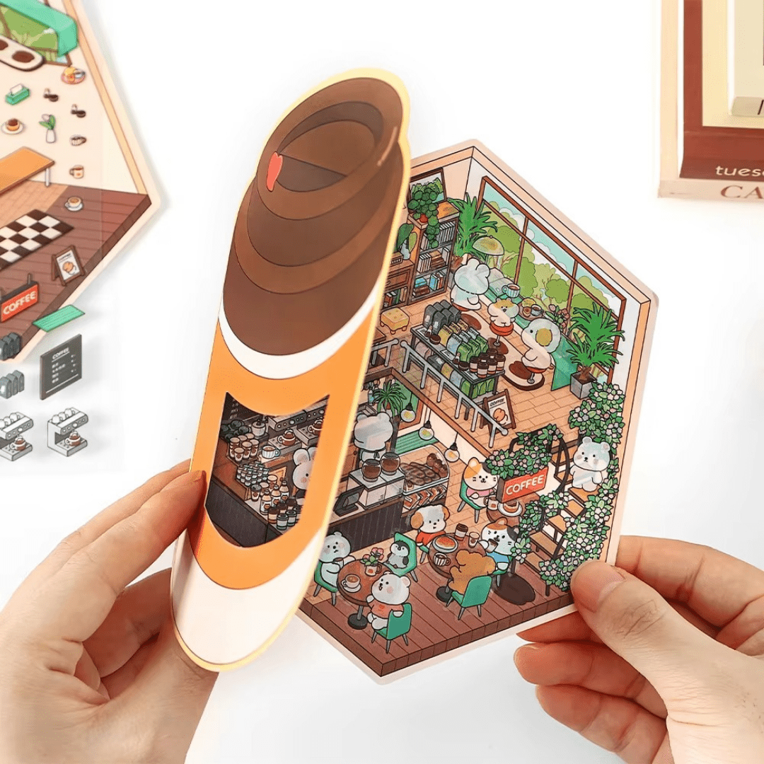 Peek - A - Treat! - Stick n’ Scene 3D DIY Scene Stickers Therapy - DIYative™