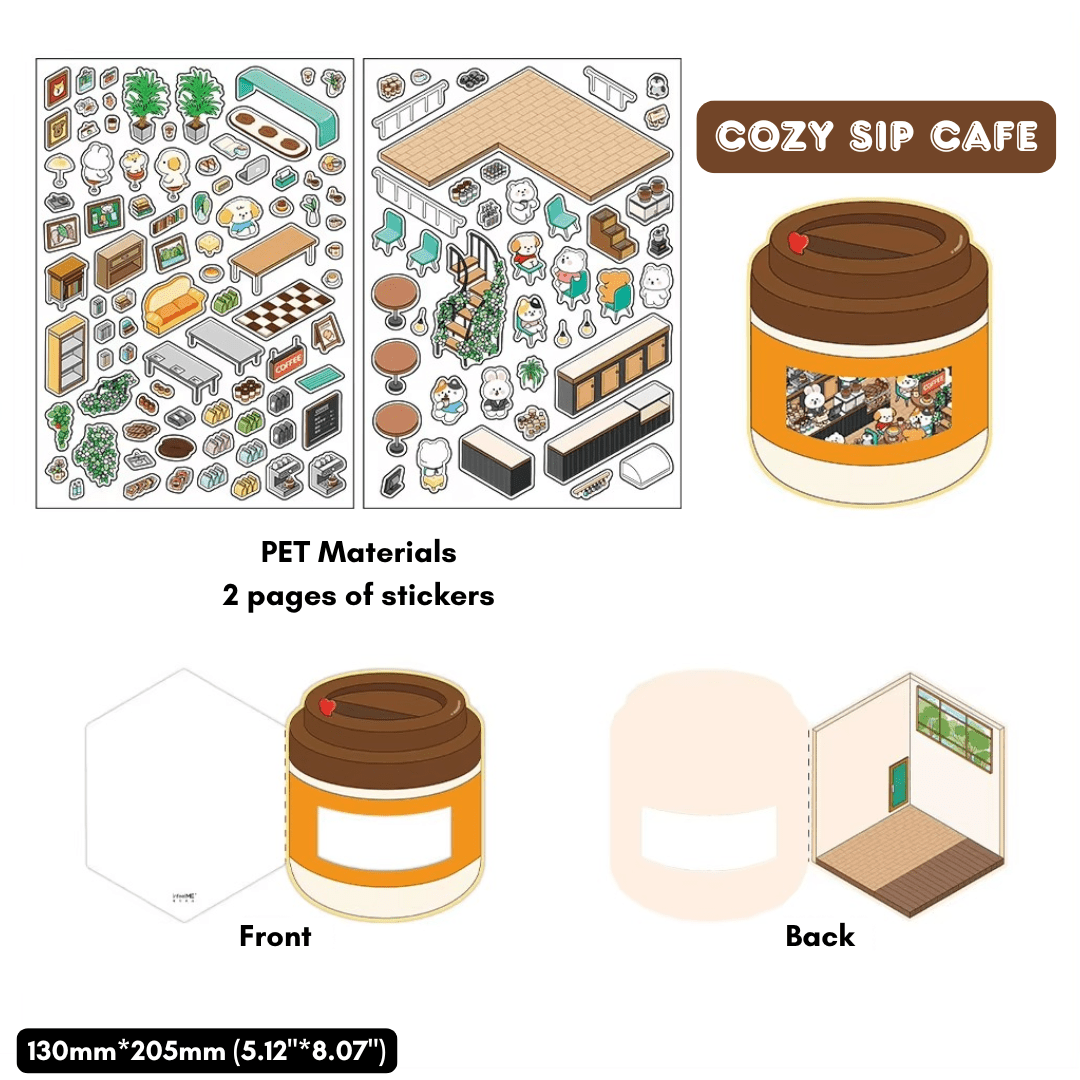 Peek - A - Treat! - Stick n’ Scene 3D DIY Scene Stickers Therapy - DIYative™