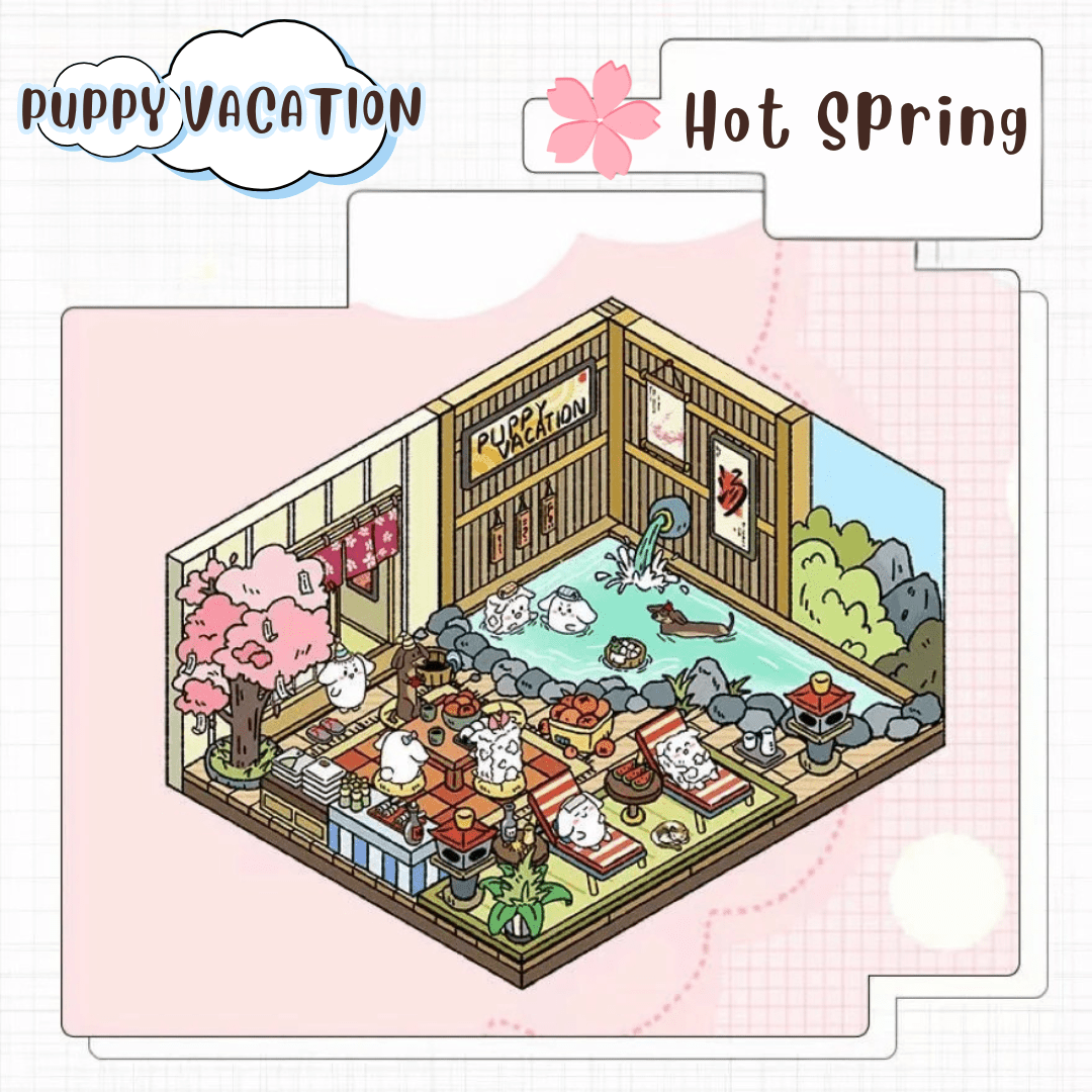 Puppy Vacation - Stick n’ Scene 3D DIY Scene Stickers Therapy - DIYative™