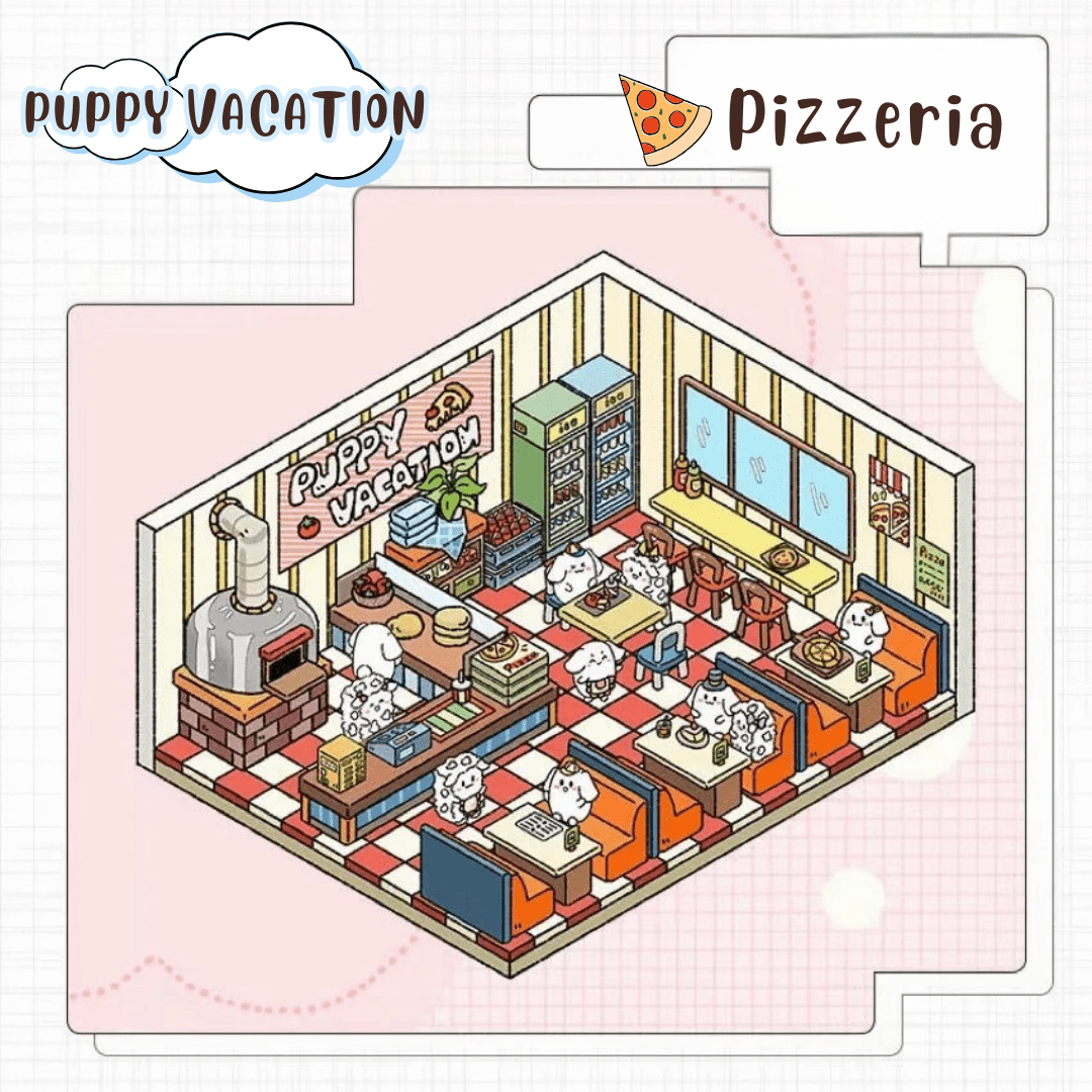 Puppy Vacation - Stick n’ Scene 3D DIY Scene Stickers Therapy - DIYative™