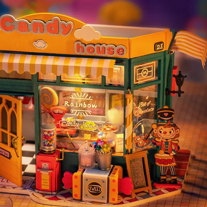 Rainbow Candy House DIY Miniature House - DIYative™