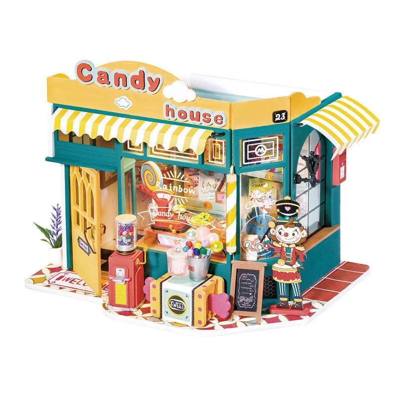 Rainbow Candy House DIY Miniature House - DIYative™