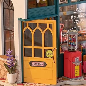 Rainbow Candy House DIY Miniature House - DIYative™