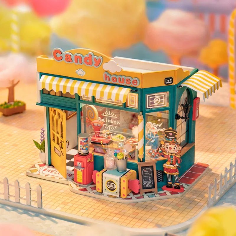 Rainbow Candy House DIY Miniature House - DIYative™