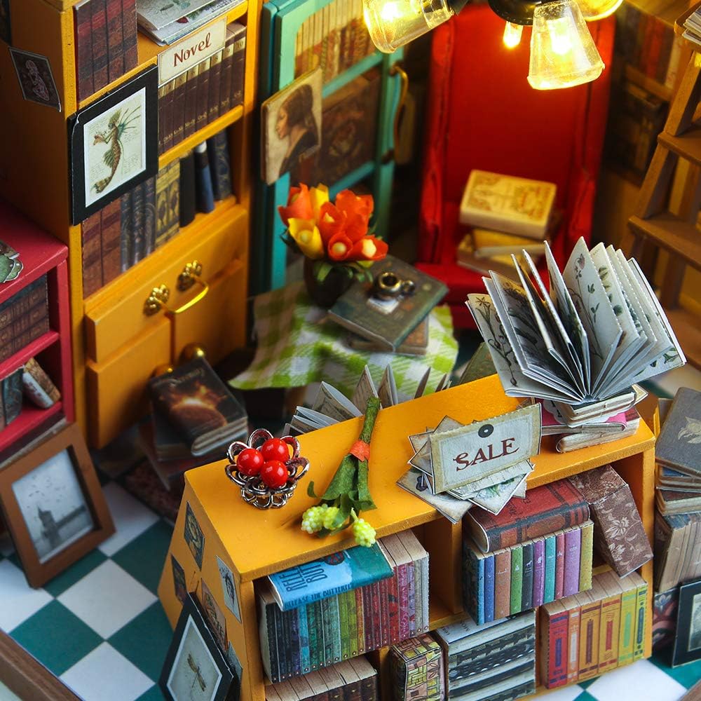 Sam's Study Library DIY Miniature House Kit - DIYative™